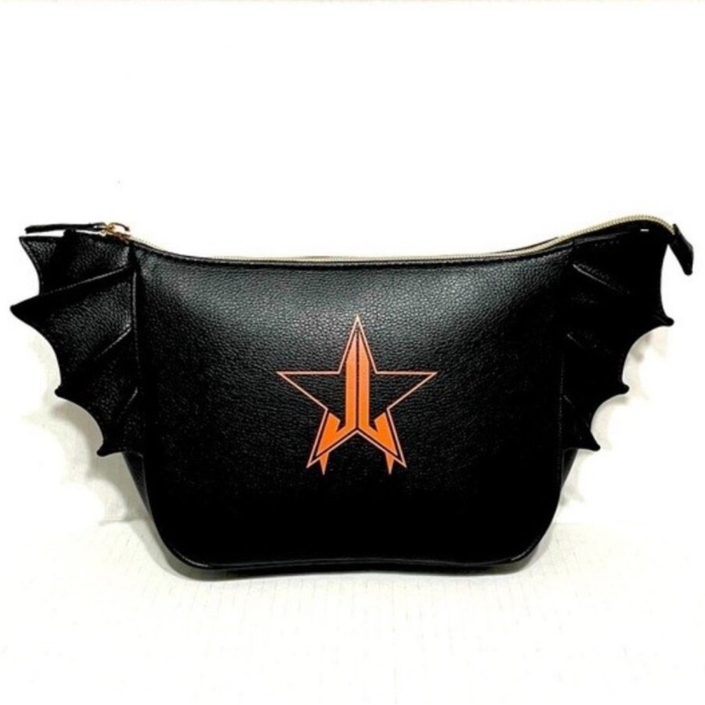 Jeffree Star NWOT - Black Batwing Cosmetic Bag
